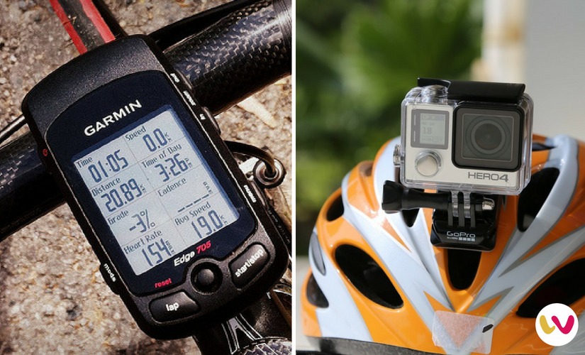 Cycling computer & Helmet cams