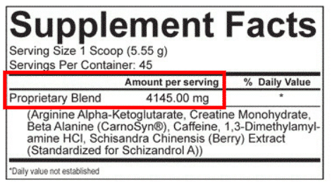 supplement blend facts